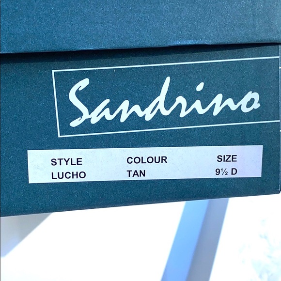 Sandrino Lucho Tan Suede Leather Loafers - Picture 8 of 8